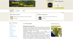 Desktop Screenshot of historiadehermosillo.com